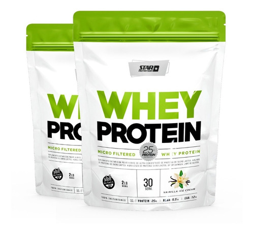 Premium Whey Protein X 4 Lb. Star Nutrition Promo 2 Frascos