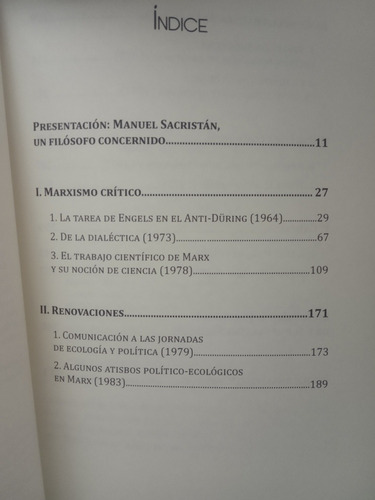 Imagen 2 de 3 de Antología (esencial) De Manuel Sacristán Luzón Novedad 2021