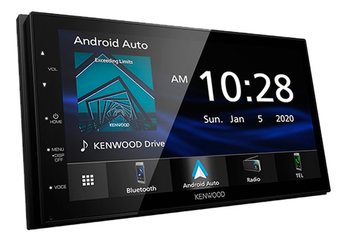 Radio Carplay Kenwood DMX5020S Color Negro