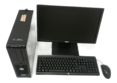 Imagem 3 de 3 de Cpu Monitor Dell Optiplex 760 Core 2 Duo 4gb Hd 160gb