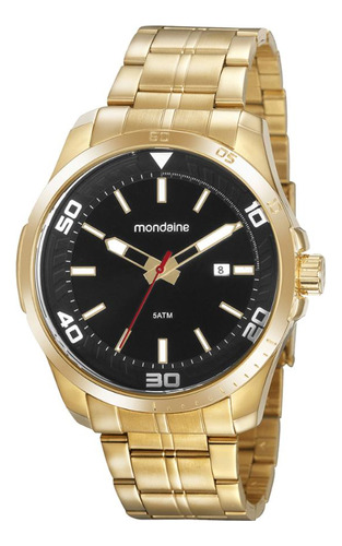 Relógio De Pulso Mondaine Clássico Dourado - 32153gpmvde1