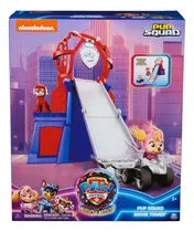 Comprar Paw Patrol 6066420 Multicolor Plástico minitorre de control con coche de juguete de skye y figura de juguete de marshall de mighty pups
