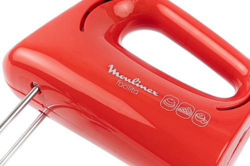 Imagen 3 de 5 de Batidora De Mano Moulinex Facilita Roja Sx1505ar 3 Velocidad Color Rojo Frecuencia 1