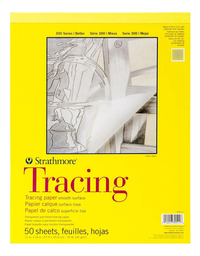 Strathmore 370-11 300 Series Tracing Pad 11 X14 In 50 Hojas