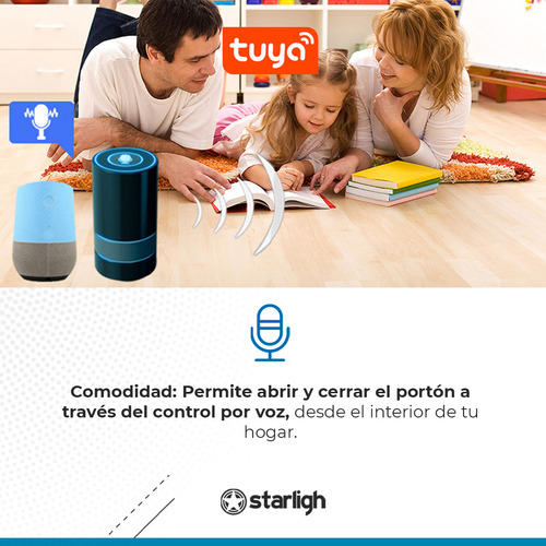 Módulo Wifi Porton Automatico Inteligente App Tuya