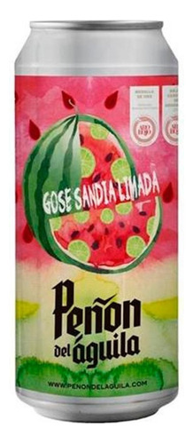 Cerveza Gose Sandia Limada Peñon Del Aguila Lata 473 Cc