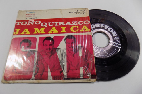 Toño Quirazco Jamaica Ska Vinilo Ep México 7' 45rpm 1965