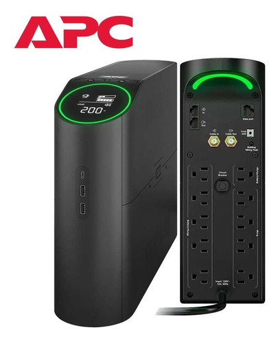 Bgm1500b-lm Ups Apc Back 1500va/900w 120v 10 Tomas Gaming