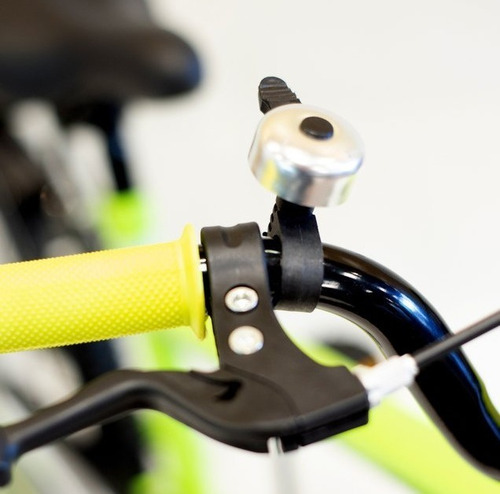 Imagen 4 de 9 de Bicicleta Infantil Verde Rodado 20