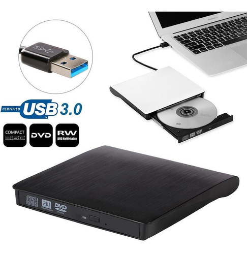 Grabador Lector Cd/dvd Externo Usb 3.0