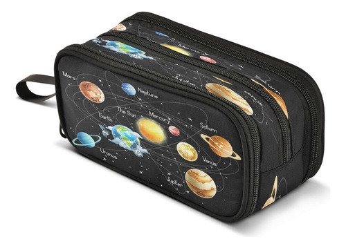 Alaza Galaxy Solar System Planet Estuche Para Lápices, Estu