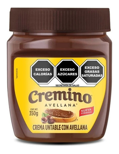 Crema Dulce Untable Avellana Cremino Chocolate 350g