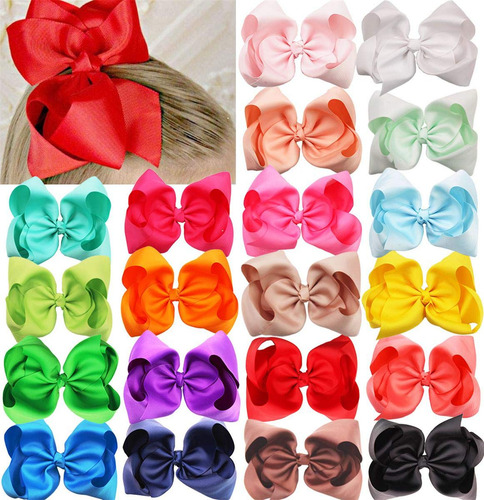 Ded 20 Lazos Para El Pelo De 8 Pulgadas Con Cinta De Grogrén