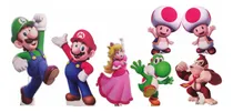 Comprar Set De Figuras En Foam De Mario Bross Princesa Peach Luigi