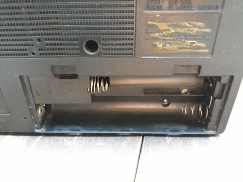 Radio Portátil Usado Toca Fita National Modelo Rx1394 Funcio