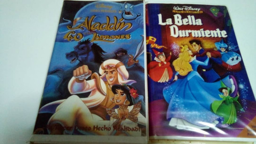 Set 5 Películas Infantiles En Vhs (usadas)