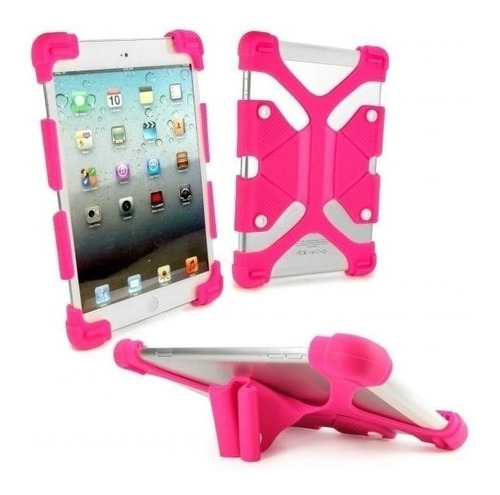 Capa Silicone Para Tablet De 7 A 8 Pol. Universal Anti Queda