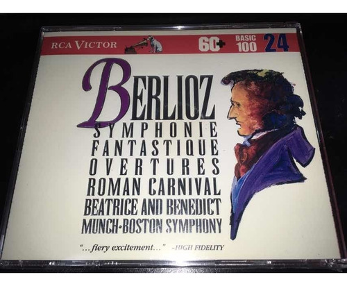 Berlioz Zimphonie Fantastique Obertures Roman Carnival Cd 