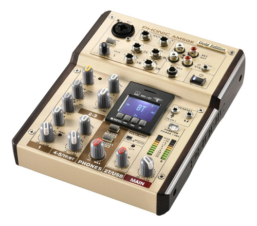 Mezcladora Phonic Am5ge Usb Mixer 