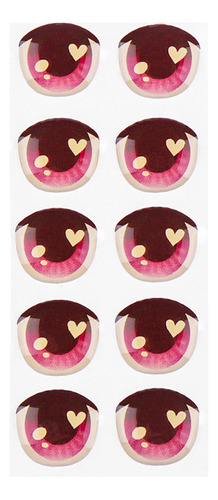 Pegatinas Con Forma De Figura De Anime Face Organ Paster, Mu