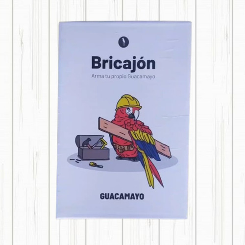 Imagen 4 de 5 de Cajon Peruano Flamenco Para Armar - Guacamayo - Con Bordona