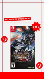 Monster Hunter: Generations Ultimate Nintendo Switch