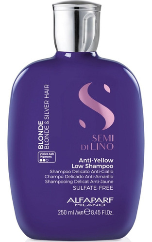 Champú Neutralizador Para Cabello Rubio Alfaparf Anti Yellow