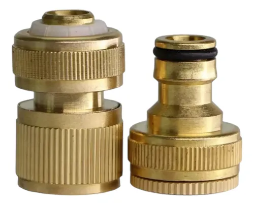 Pack Conector Rapido 3/4  + Adaptador 1/2 3/4 Manguera
