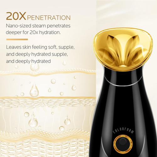 Colorfarm Sauna Facial Nano Ionic: Limpieza Profunda Y
