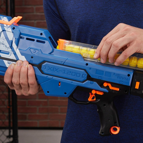 Lanzador Hypnos Xix-1200 Nerf Rival Color Azul