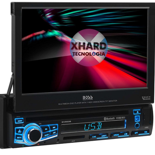 Stereo Boss 860 Pantalla 7 Bluetooth In Dash Dvd Usb Full Hd