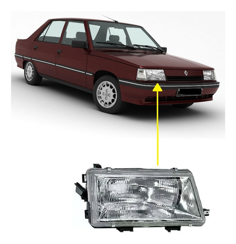 Optica Renault 9 1992 1993 1994 1995 1996 1997 Derecho