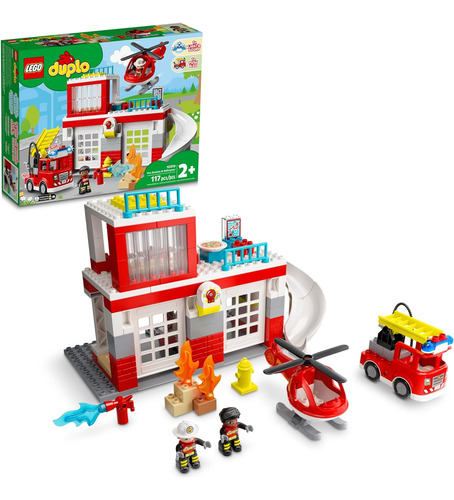 Lego Duplo - Juego De Estación De Bomberos