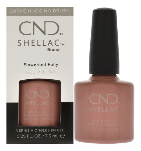 Color De Uñas Cnd Shellac Flowerbed Folly, 7 Ml, Tecnología