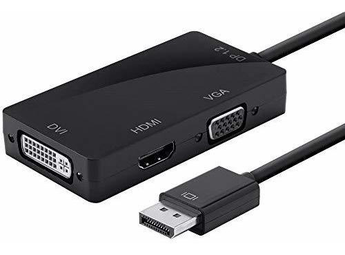 Monoprice Displayport 1.2a A 4k Hdmi, Dvi De Doble Enlace, Y