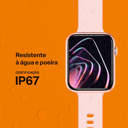 Smartwatch Multi M2 1,78 Amoled Proteção Ip67 Rosé - Wr205