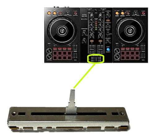 Potenciômetro Crossfader Ddj 400 Original Pioneer