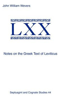 Libro Notes On The Greek Text Of Leviticus - Wevers, John...