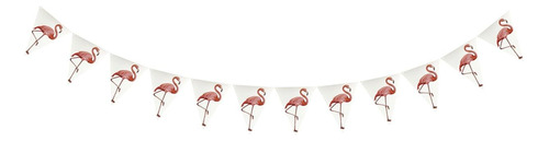 Banderín Flamingos 3 Metros- Decoración - Cumpleaños