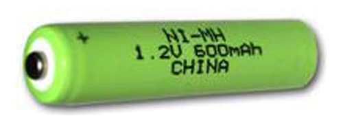 Exell 1.2v 600mah Nimh Aaa Bateria Recargable Boton Superior