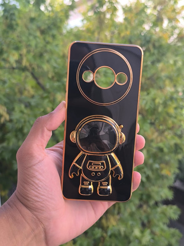 Funda Astronauta Para Xiaomi Redmi A3 A3x Luxury Negro