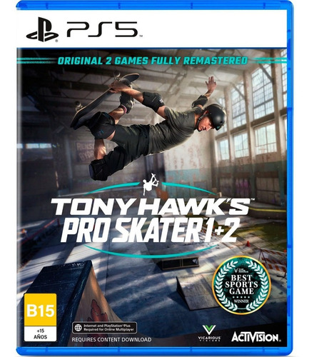 Tony Hawk's Pro Skater 1 + 2 - Playstation 5