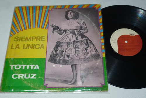 Jch- Totita Cruz Siempre La Unica Huaynos Lp