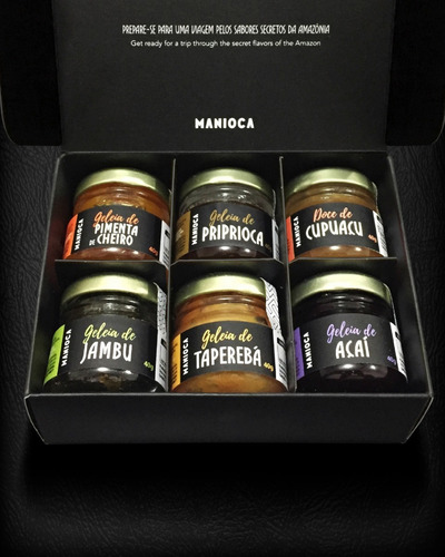 Kit Para Presente Com Geleias Da Amazônia 100% Natural
