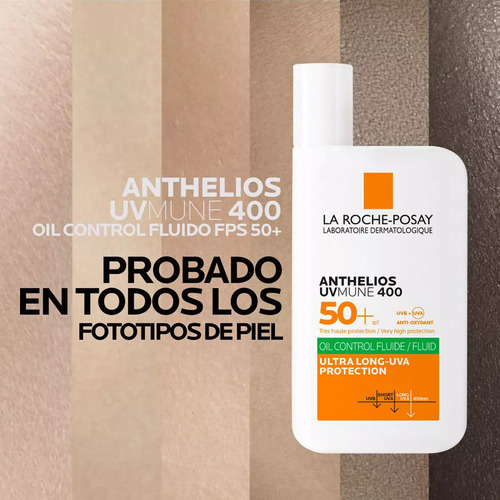 Protector Solar 2pcs Cremas Para La Cara Anthelios Spf50+