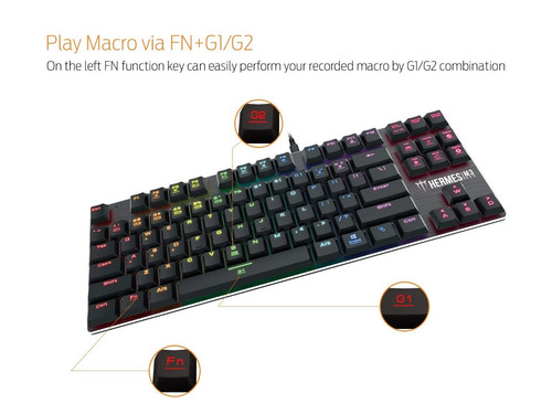 Gamdias Hermes M3 Rgb Gaming Keyboard Low Profile
