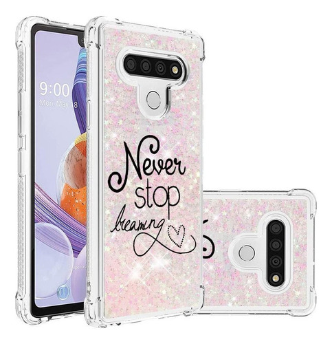 1 Funda Para LG Stylo 6 Fashion Brillante Transparente Soft