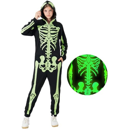 Disfraz Esqueleto Glow-in-the-dark Adulto Fiesta Halloween