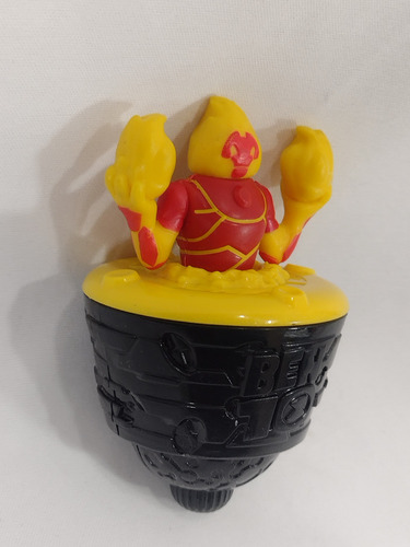 Boneco Pião Ben 10 Chama Burguer King (Usado)
