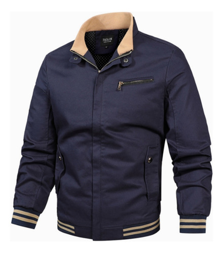 Chamarra Hombre Chaqueta Casual Elegante Moderna Ligera